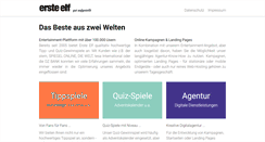 Desktop Screenshot of erste-elf.de